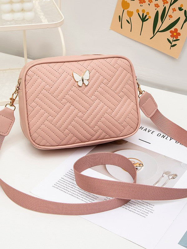 National Style Embroidered New Casual Fashion Quilted Embroidered Commuter Crossbody Bag Compact Ladies Bags Shoulder Bag
