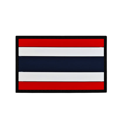 3D PVC Rubber Patch Velcro Badge Silicone National Flag Soft Glue Garment Accessories World Flags