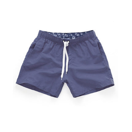 Cross-border Men's Beach Pants Plain Three-point Loose Swimming Shorts Fitness Sports Shorts Cross-border Foreign Trade Leisure Shorts