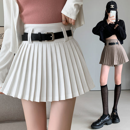 Pleated Skirt for Women 2026 Summer New Style High-Temperature Pressed Pleated Umbrella Skirt High-Waisted Slimming Black Half Skirt Elegant Commuter Skirt