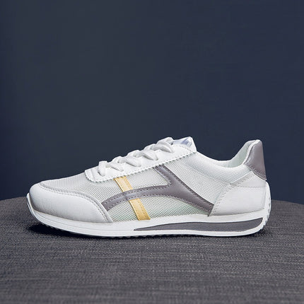 White Sneakers for Women, 2026 Summer New Korean Style Casual Shoes, Breathable Soft-Soled Mesh Lightweight Shoes, Women's Shoes
