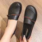 Black single shoes / 35