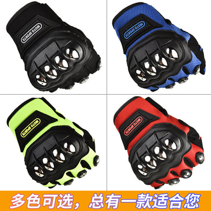 Autumn and Winter Tactical Gloves fleece-lined Warm Cold-proof Men's Full-finger Touch Screen Hard Shell Motorcycle Motorcycle Riding Drop-proof