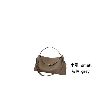 In-Stock to Pillow Bag New Handbag Simple Crossbody Bag Fashion Shoulder Bag Genuine Leather Women's Bag Portable Tote Bag
