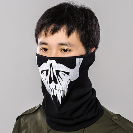 Cross-border manufacturers Halloween cs headgear call of duty personality ghost headgear windproof warm riding headgear mask