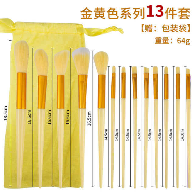 8 Makeup Brush Set Portable Soft Hair Powder Concealer Eye Shadow Blush Foundation Brush Full Set Beauty Tools