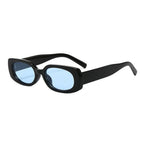 Black frame blue film