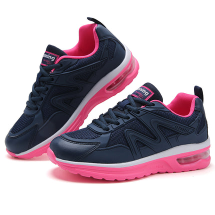 Air-Cushion Sneakers for Men and Women, Couple Shoes, Running Shoes, Breathable Mesh, Versatile, All-Season Running Shoes, Lightweight, Cushioning, Lightweight
