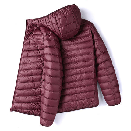 2024 new lightweight cotton-padded jacket men's slim short Korean fashion brand plus size fashion thin winter coat men's clothing