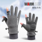 Fleece flip-top - grey