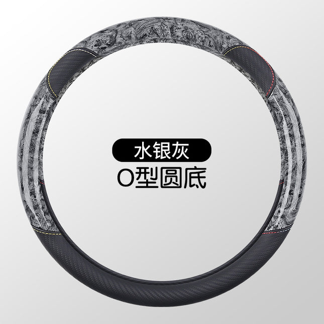 New crystal peach wood grain car steering wheel cover factory direct cartoon cute non-slip wear-resistant four seasons universal