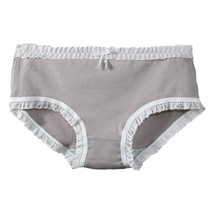 Women's Cotton Underwear Women's Comfortable Breathable Briefs Summer Thin Mid-Waist Girl's Young Underpants Cotton Crotch Shorts