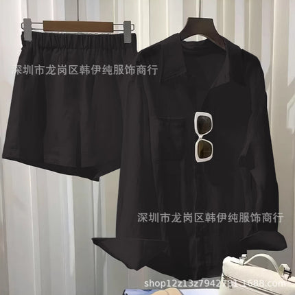 Single Piece/Complete Set 2025 Southeast Asia New Suit Cotton and Linen Shirt Shorts Casual Two-Piece Set Wholesale