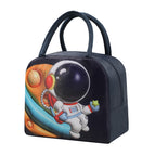 Tv28 [navy astronaut] 3d expanded lunch bag