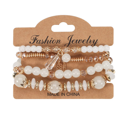 European and American Cross-Border Hot-Selling New Bohemian Bracelets Creative Tassel Multi-Layer Beaded Bracelets Fashion Jewelry