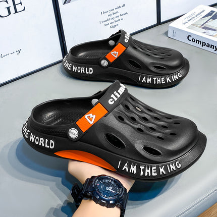 Coconut Camouflage Hole Shoes 2024 Garden Sandals Men's Beach Shoes Travel Shoes Casual Student Sandals Trendy