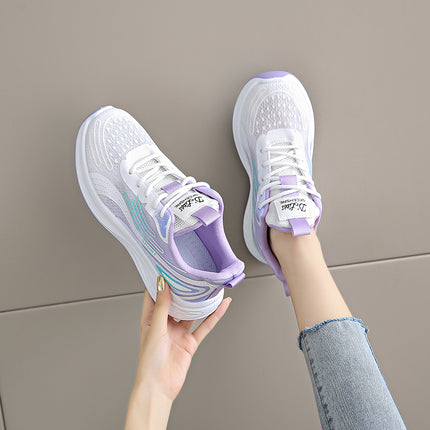 Women's Shoes sneaker Women's 2024 New Summer Breathable Mesh Shoes Lightweight Soft Bottom Shock Absorbing Mesh Running Shoes