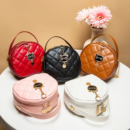 2023 Spring New Women's Bag Fashion Mini Small Bag Women's Chain Bag Shoulder Messenger Small Round Bag