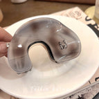 Gray U-shaped-about 8cm