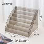 7-layer black display stand (inner grid width 3.5cm)