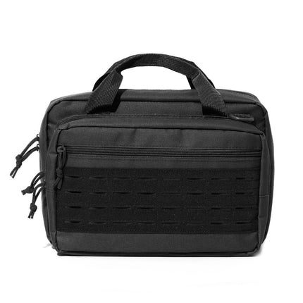 Outdoor Military Fan Handbag Edc Tool Bag Large Capacity Multi-Layer Zipper Oxford Cloth Tactical Pistol Bag Cross-Border