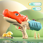 [single nozzle] cartoon crocodile water gun-orange