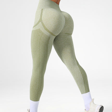 New Cross-border Sports Tights Seamless Women's Sports Yoga Hip Lifting Leggings Outer Wear High Waist Slimming Yoga Pants