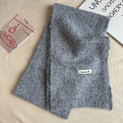 Winter Magic ~ Wool Circle Yarn Colorful Dot Scarf Small Fresh All-match Sweet Autumn and Winter Warm Scarf