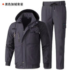 Qh012 plus velvet [black] suit / 165【recommendation 50-55kg】