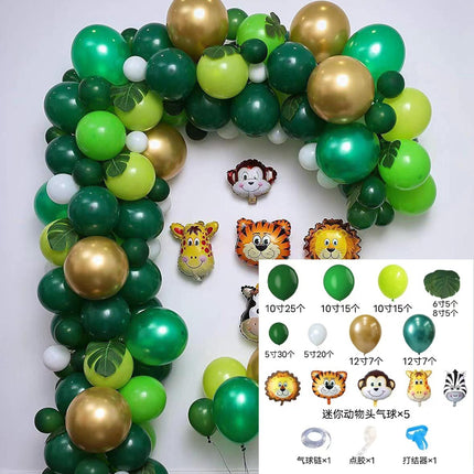 Cross-Border Amazon Balloon Chain Set Pink Opening Balloon Arch Garland Birthday Wedding Party Decoration
