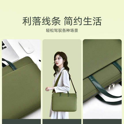 Computer bag version of anti-fall airbag laptop bag shoulder portable 14 inch bag 16 inch slung laptop bag