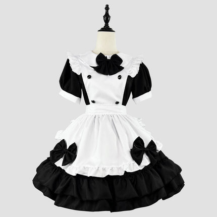 Japanese-Style Maid Lolita Soft Girl Dress Cos Anime Cream Sweetheart Cafe Cute Maid Uniform Set