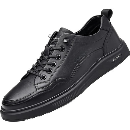 Board shoes men's 2023 spring new leather shoes casual comfortable soft bottom wholesale handmade men's shoes trend all-match Sports