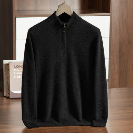 Cashmere Half Turtleneck Sweater Men / Pull Col Roulé Cachemire Homme