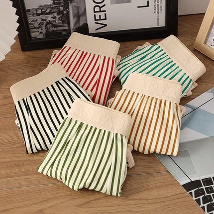 Striped Arlo Pants Casual Loose plus size Breathable Boxers Men's Pajama Shorts Underpants Spa Vacation Wear