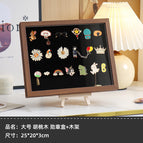Walnut medal medium (with wooden stand)