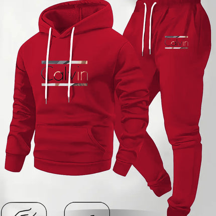 2025 Men's Clothing Cross-Border European and American New Men's Hooded Sweatshirt Autumn and Winter Fashion Fleece 250g Hoodie