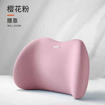 Car Lumbar Headrest Neck Pillow Waist Protection Car Cushion Seat Car Backrest Pillow Lumbar Support Driving Lumbar Support