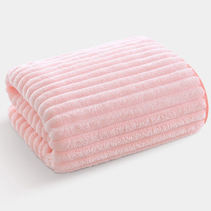 Coral Fleece Wide Auspicious Pineapple Pig Increase Bath Towel Soft Absorbent Hair-free Beach Towel Quick-drying Bath Towel