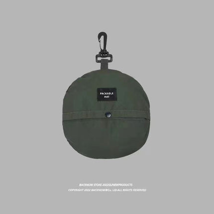 Quick-Drying Waterproof Fisherman Hat for Women Outdoor Camping Style Foldableable Sun Protection Men's Sunshade Mountaineering Large Brim Storage Basin Hat
