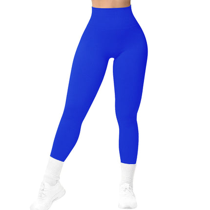New Peach European and American Seamless Yoga Pants Hip Breathable Yoga Clothes Tight High Waist Sports Base Fitness Pants for Women
