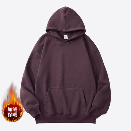 2025 New Autumn and Winter Oversize Hooded Sweatshirt Custom-Made with Fleece and Thickened, Loose and Lazy Style Autumn Hoodie Jacket