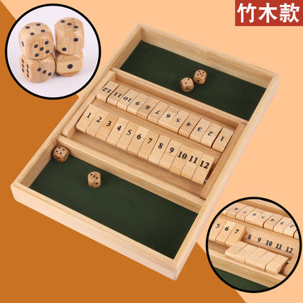 Four-sided Digital Flip Toy Family Parent-child Dice Game Four-person Interactive Party Table Game Drinkers Puzzle