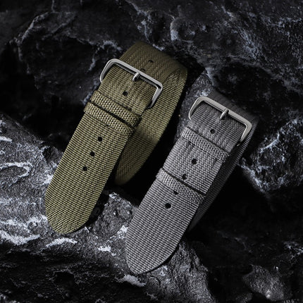 NATO One Over Nylon Strap Huawei Samsung Universal Smart Canvas Watch Strap 20mm22mm in stock