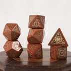 D4 side dice / 【h01】synthetic gold sand stone