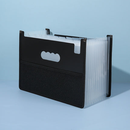 Accordion File Folder with 13/25 Compartments for Student Test Paper Classification, Edge-Bound Portable Document Bag, Test Paper Storage Bag