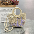 Beige (purple hello + lining + shoulder strap)