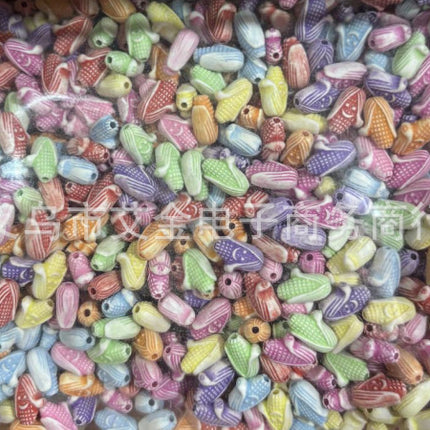 Plastic Washed Marine Series Shell Starfish Small Fish Kids Toy Beaded Bracelet Necklace Beaded Accessories Wholesale