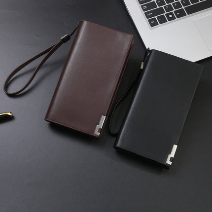 New Men's Wallet Casual Zipper Mobile Phone Bag Multifunctional Clutch Bag Long Men's Wallet Wholesale Wallet