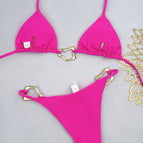 S01406 rose pink swimsuit / S